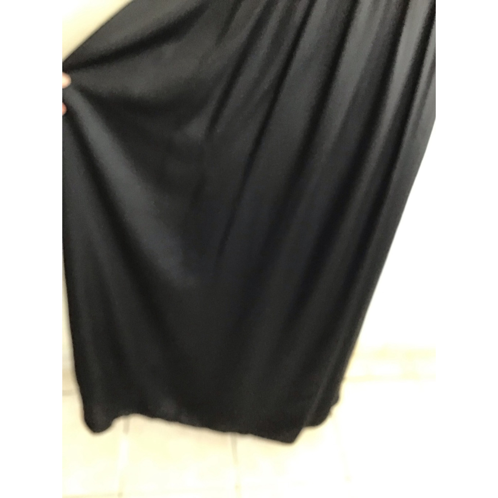 White Vera Wang Women’s Elegant Sofiscicate Black One Shoulder Maxi Dress Size 8 - Picture 7 of 15